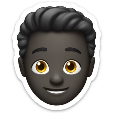 un client black sympat sticker