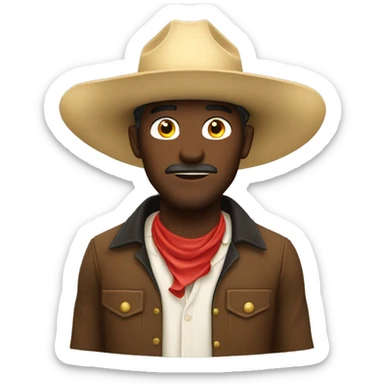 Cowboy Strawhat sticker