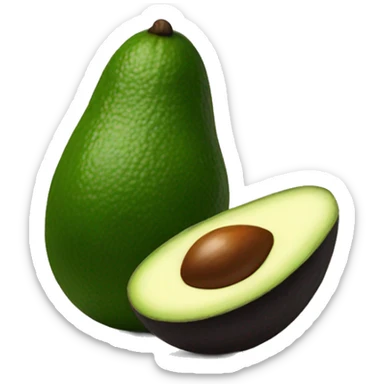 Berenjena aguacate  sticker