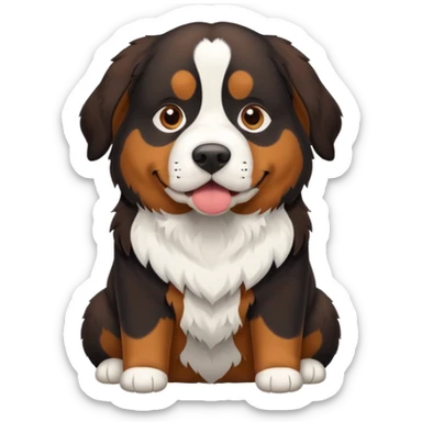 Swiss mountain dog sticker