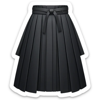 Aikido belt and hakama sticker