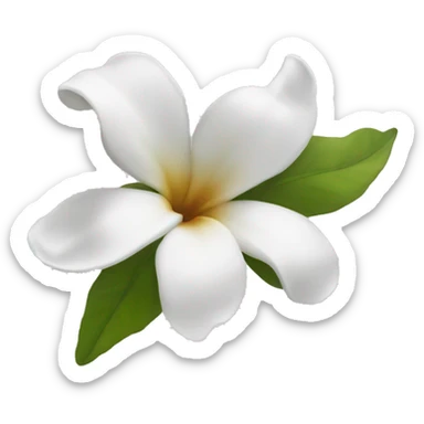 Flor branca  sticker