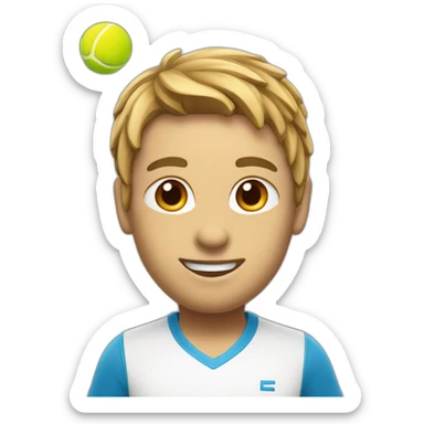 Joueur de tennis sticker