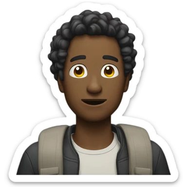 persona hablando mucho sticker