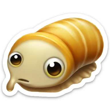 Slug with salt sticker