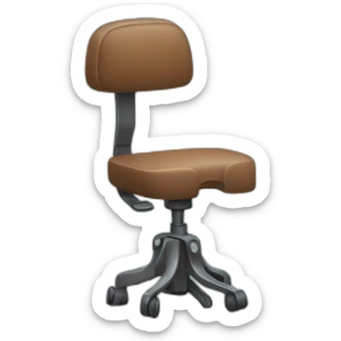 bicycle office chair sticker