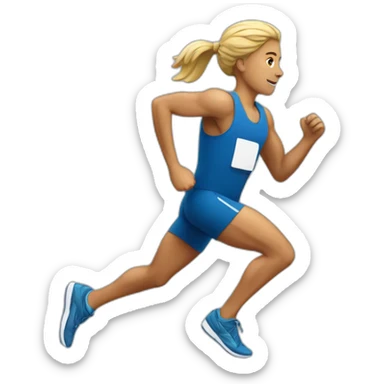 runner sticker