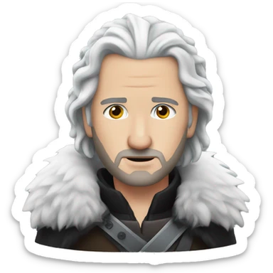 jon snow sticker