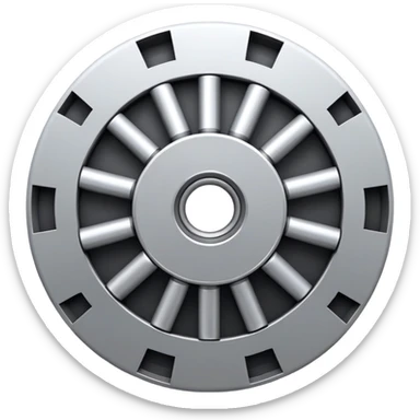 central hub with multiple lines radiating out, representing a Hub sticker