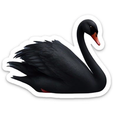 black swan sticker