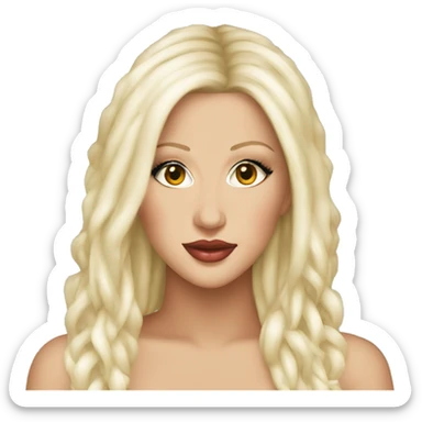 christina aguilera sticker