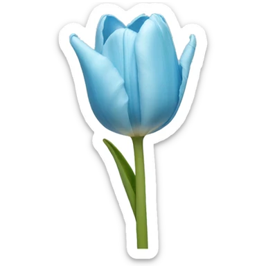light blue tulip sticker
