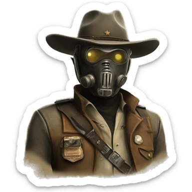 NCR Ranger from Fallout New Vegas sticker