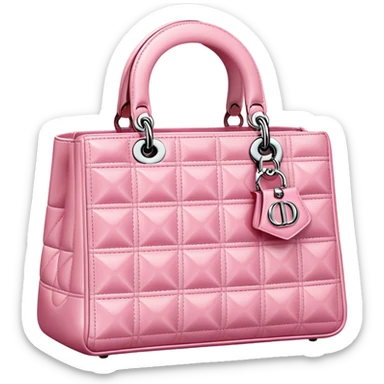 pink dior bag sticker