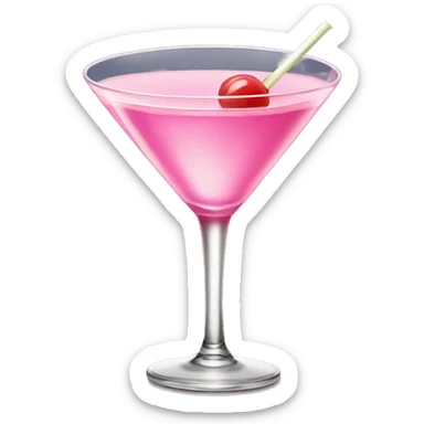 Pink martini sticker