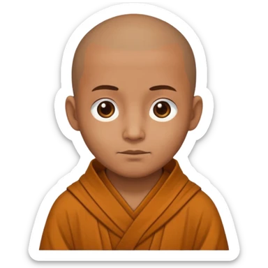 a monk sticker