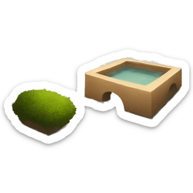 Castele courtyard sticker