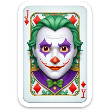 joker's card sticker