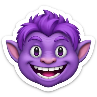 Troll emoji sticker