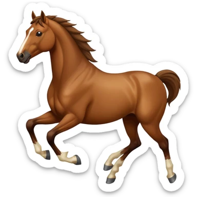 Caballo galopando sticker