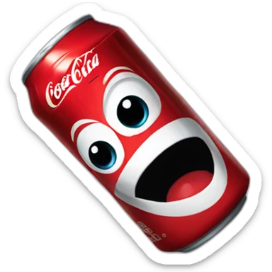 cocacola can jumpscare sticker