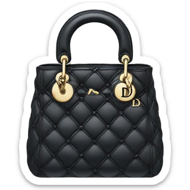 dior bag sticker