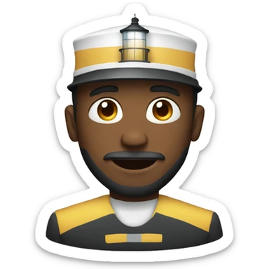 man in that lighthouse sticker