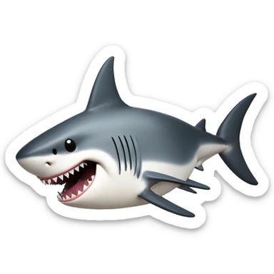 fat shark with a gun sticker