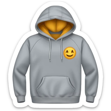 grey hoodie sticker