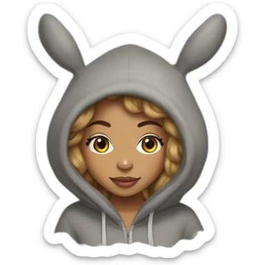 beyonce-in-a-totoro-onesie sticker