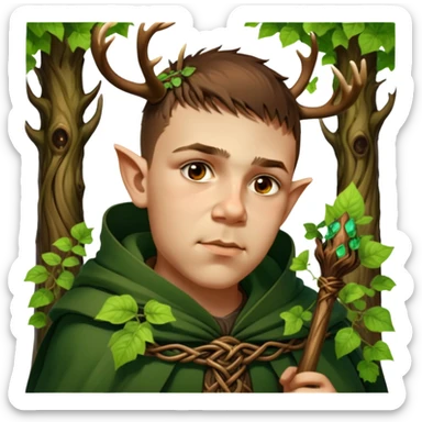 Forest Wizard sticker