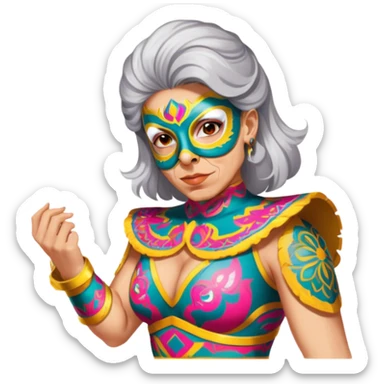 Luchador sticker
