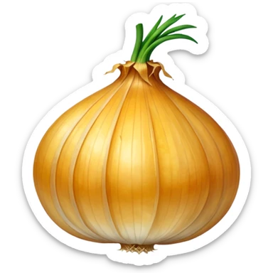 dried yellow onion  sticker