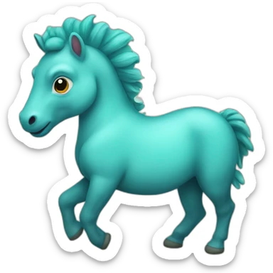 Hippocampe sticker