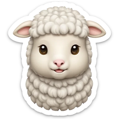 baby sheep sticker