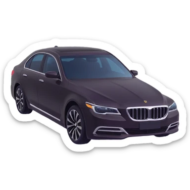 premium sedan with a transparent film partially covering the car, film in the process of being installed, elegant and sophisticated sticker