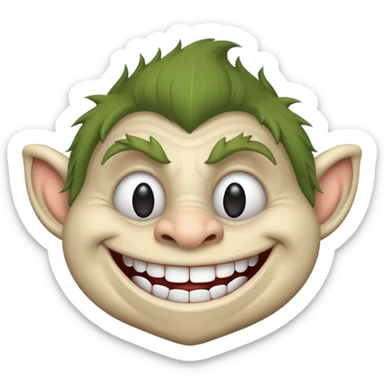 Troll face meme sticker