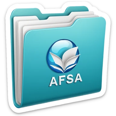 FAFSA info file - Transparent folder sticker
