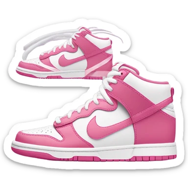 Pink Nike dunks sticker