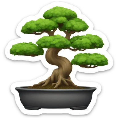 Bonsai tree sticker