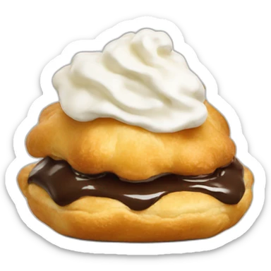 crispy cream puff sticker