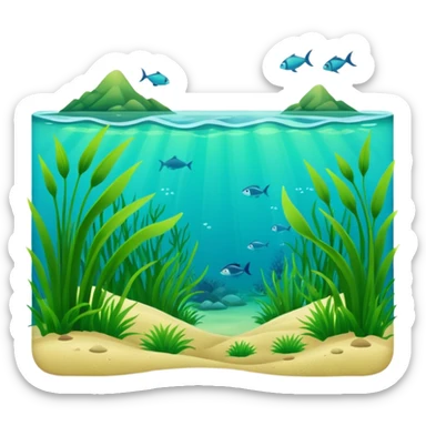Seagrass Meadow sticker