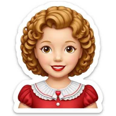 Shirley temple  sticker