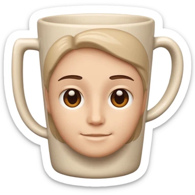 less details on the face, maybe a mix of the cup with 🙂 sticker