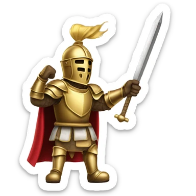 Golden Knight victory celebration  sticker