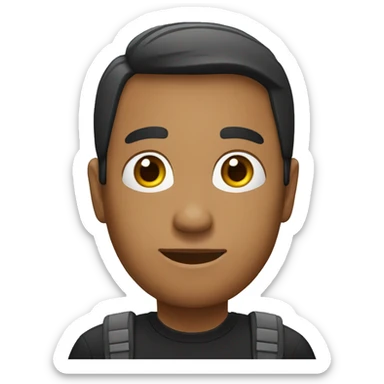 Audífonos negros  sticker