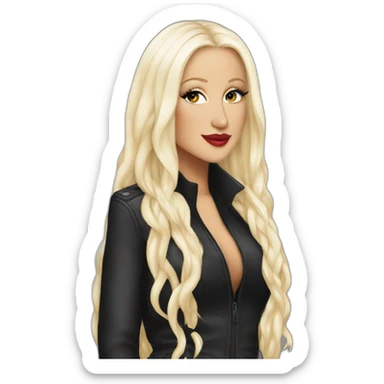 christina aguilera sticker