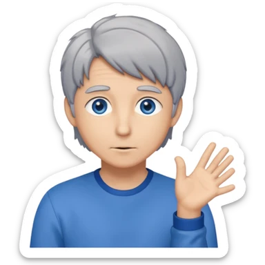 Snuffy from blue lock, anime style, dynamic pose  sticker