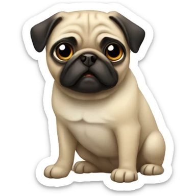 Pug sticker