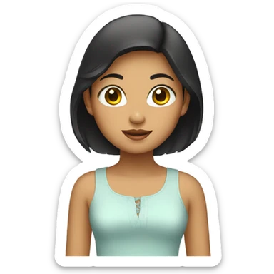 indonesian girl sticker